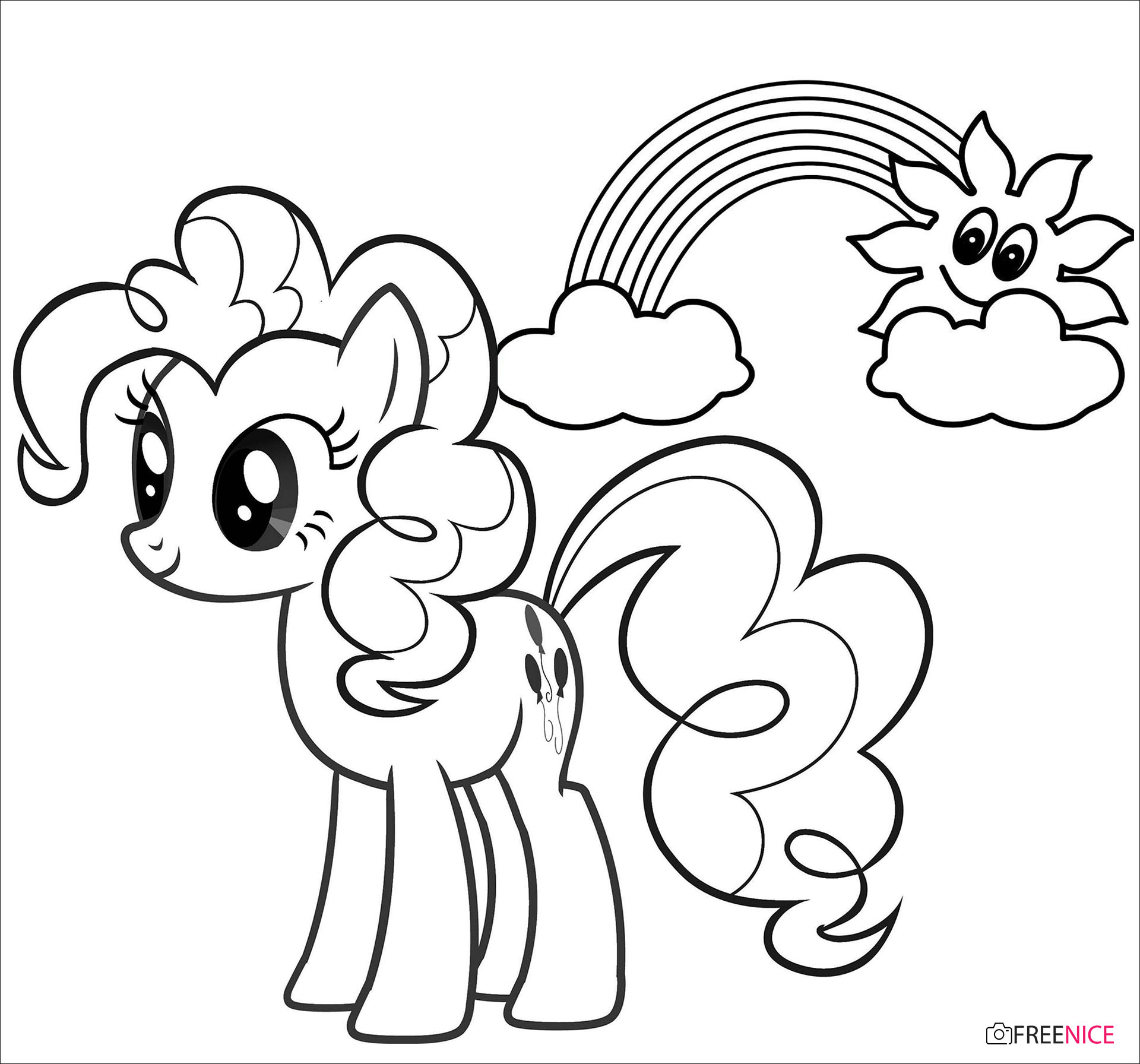 My Little Pony Rainbow Dash Vẽ con kỳ lân có cánh Con ngựa nhỏ của tôi  nghệ thuật đen và trắng png  PNGEgg