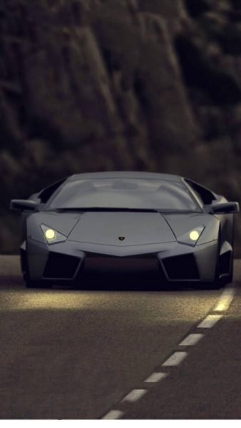 hình nền lamborghini màu đen vô cùng khỏe khoắn