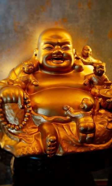 Hình ảnh Phật Di Lặc cười tươi đôn hậu
