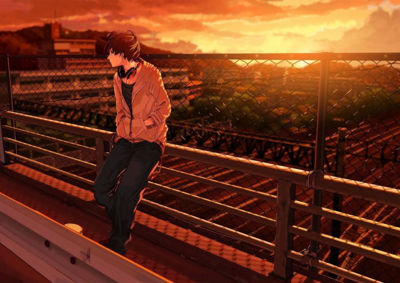 Hình ảnh anime boy lạnh lùng, đẹp trai và cô đơn