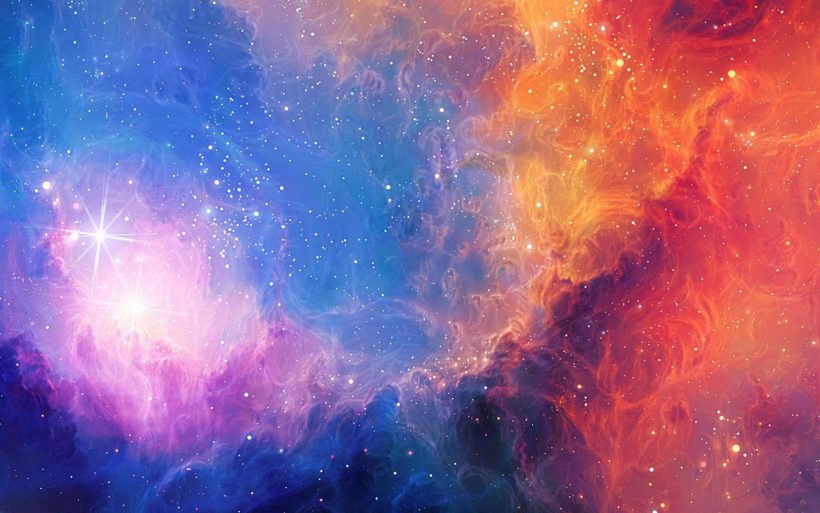 Hình nền Galaxy đầy màu sắc