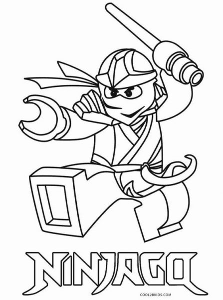 Tranh tô màu Ninjago siêu anh hùng