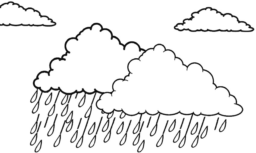 Hình tô màu đám mây cho bé hai tuổi  download  Molde de nuvem Molde  nuvens Decoracao chuva de amor