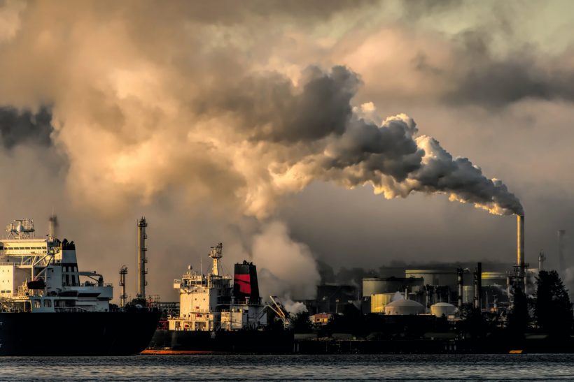 hình ảnh khói công nghiệp gây hại môi trường