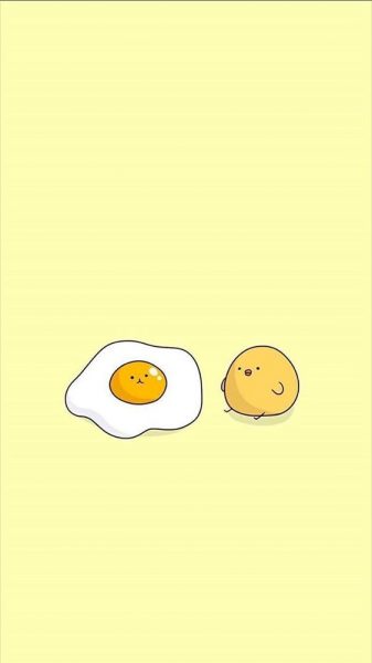 hình vẽ quả trứng cute nhất