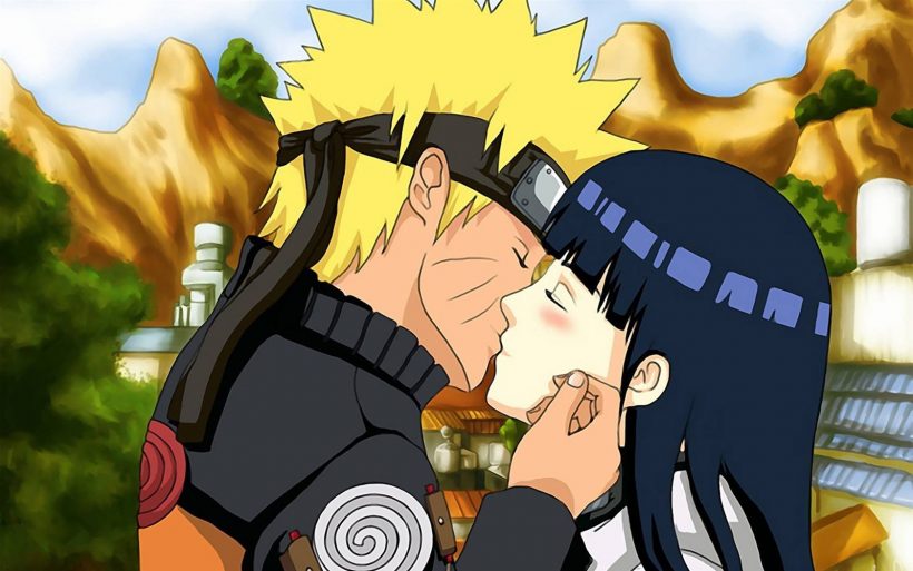 Hình ảnh Naruto vs Hinata hôn nhau