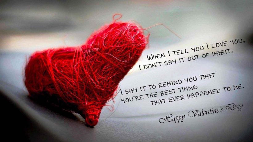 Hình ảnh Valentine đẹp trái tim đỏ kèm lời chúc