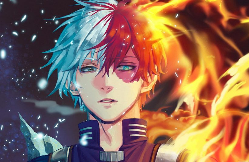 Hình ảnh ngầu Anime băng lửa siêu đẹp