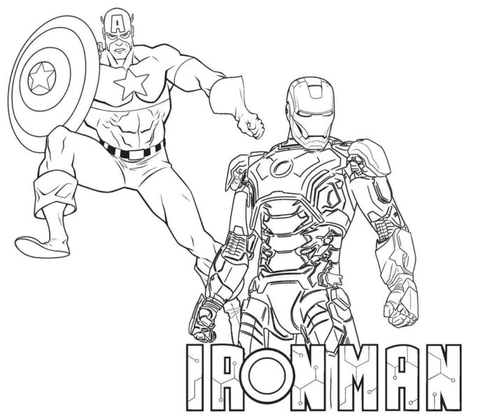 Tô màu Iron man đây uy lực