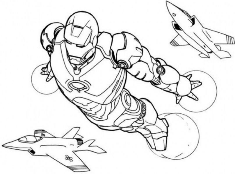 Free Ironman Coloring Pages   75908