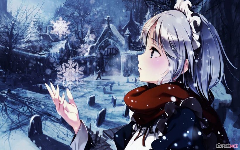 Top những hình ảnh anime mùa đông đẹp, lung linh, dễ thương nhất
