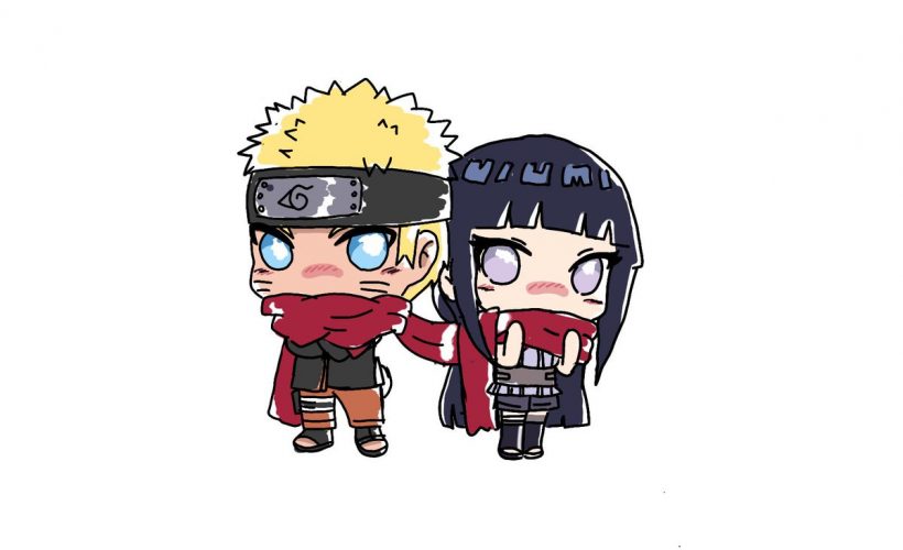 hình ảnh Naruto chibi và Hinata