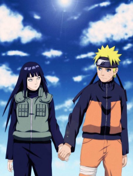 hình ảnh Naruto vs Hinata nắm tay