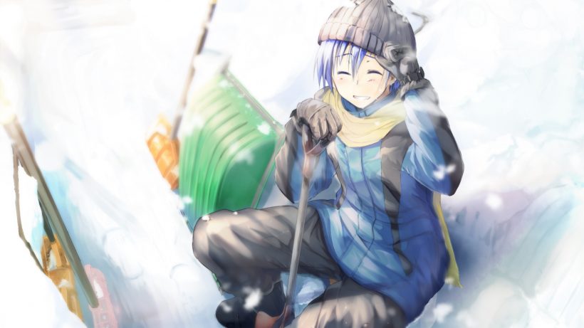 hình ảnh anime mùa đông boy
