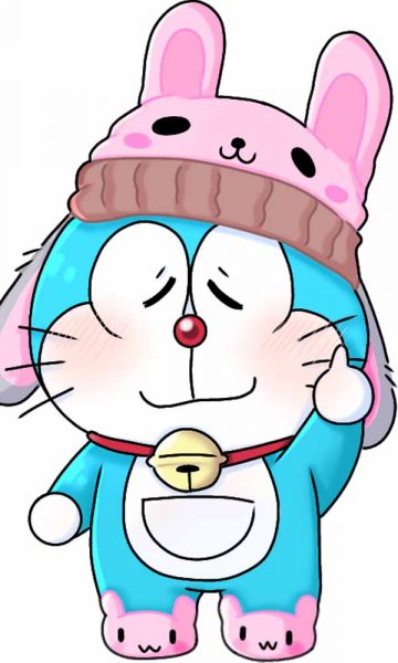 hình ảnh avatar doremon ngây thơ