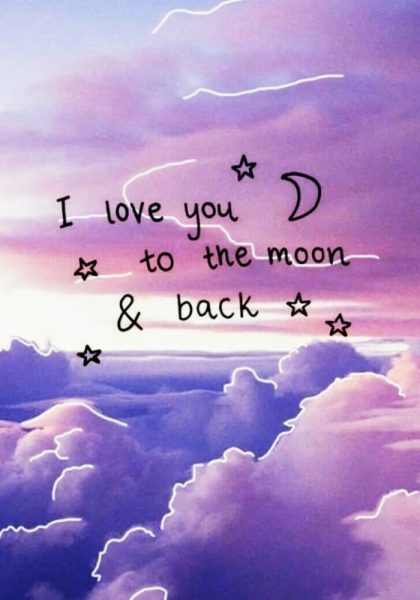 hình ảnh i love you to the moon