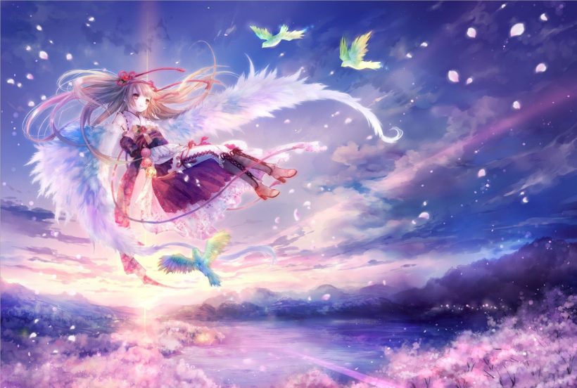 hình ảnh thiên thần anime