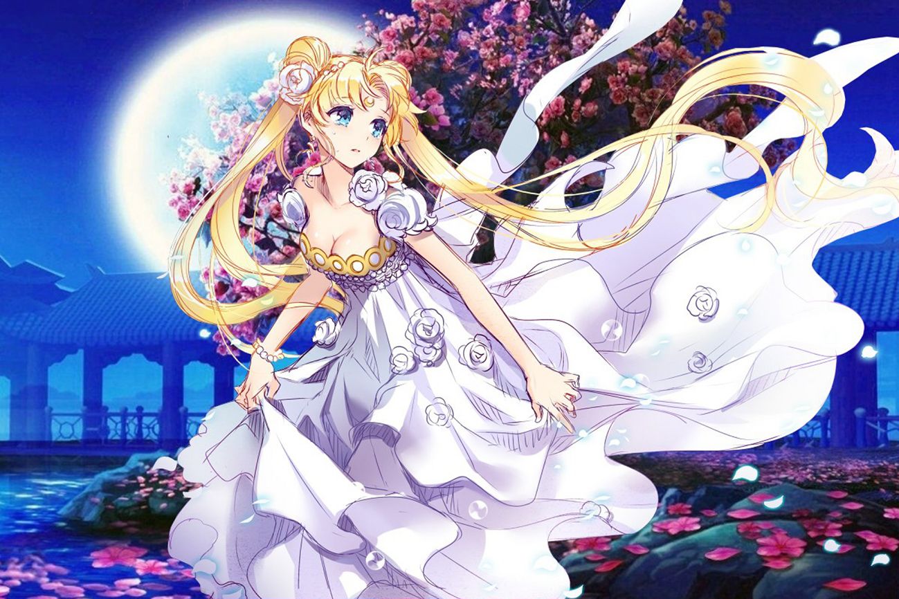 Hình nền  hình minh họa Anime cô gái Mặt trăng Thủy thủ mặt trăng cánh  hoa Queen Serenity Nhân vật hư cấu 1920x1080  robinhamann  65128  Hình  nền đẹp hd  WallHere