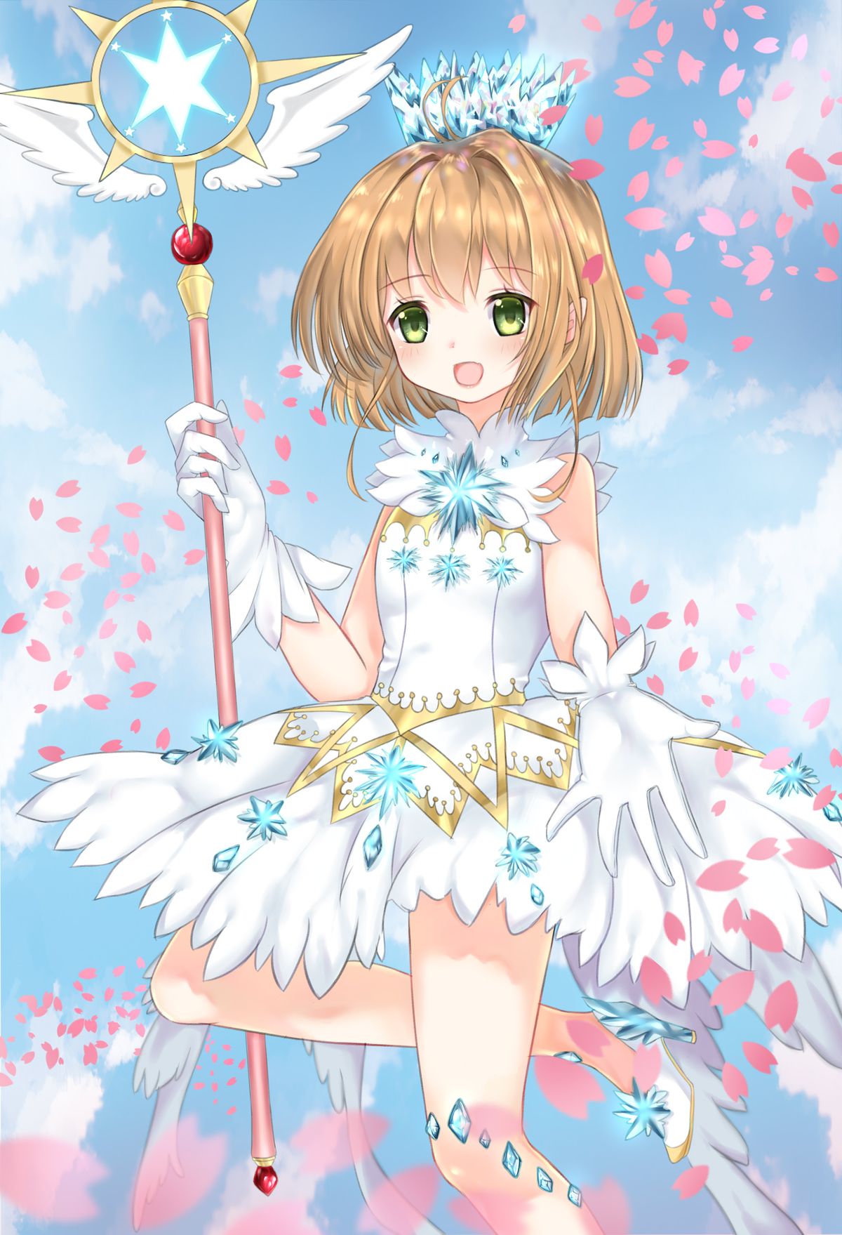 Hình ảnh Sakura  thủ lĩnh thẻ bài xinh đẹp và đáng yêu