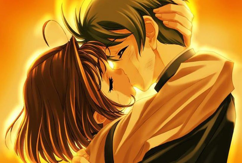 hình nền tình yêu lãng mạn Anime