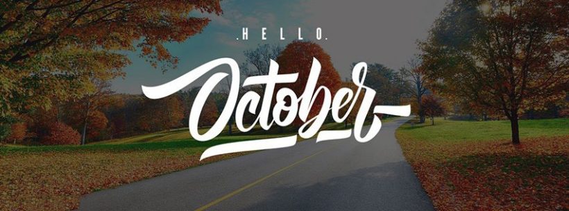Ảnh bìa Facebook chào tháng 10 đẹp, độc đáo