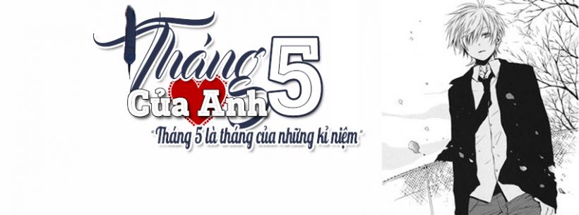 Ảnh bìa Facebook chào tháng 5 theo phong cách hoạt hình