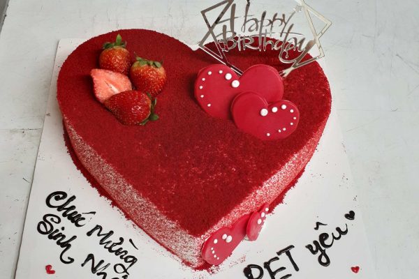 Bánh sinh nhật hình trái tim đẹp, ấn tượng và ý nghĩa nhất