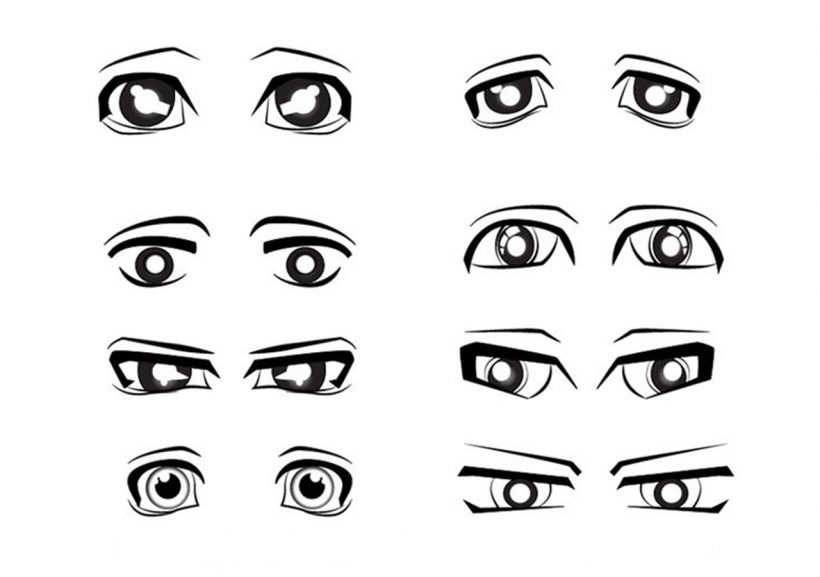 Cách vẽ mắt anime nhiều cảm xúc