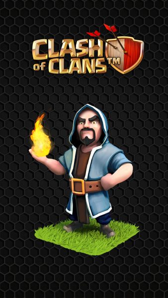 Hình ảnh Clash of Clans cầm ngọn lửa