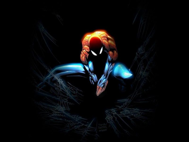 Hình ảnh Spider Man trong đêm tối