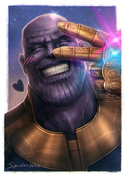 Hình ảnh Thanos hài hước