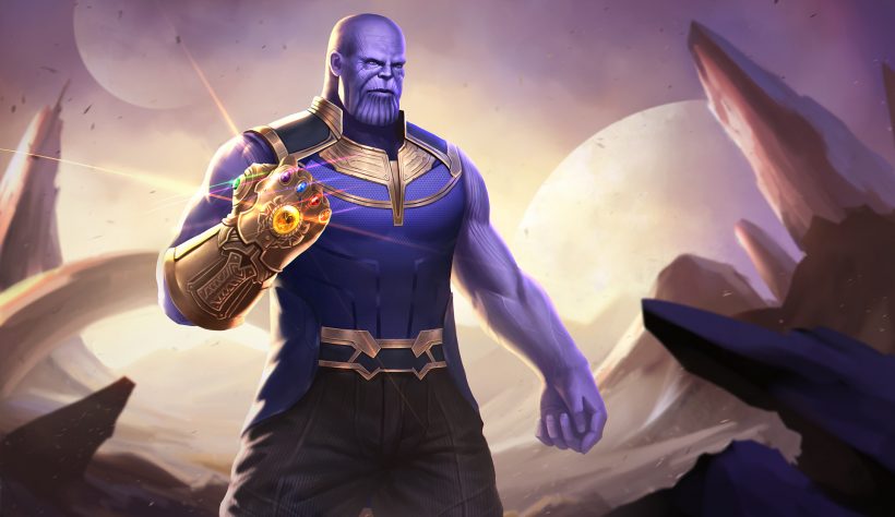 Hình ảnh Thanos nhìn từ xa