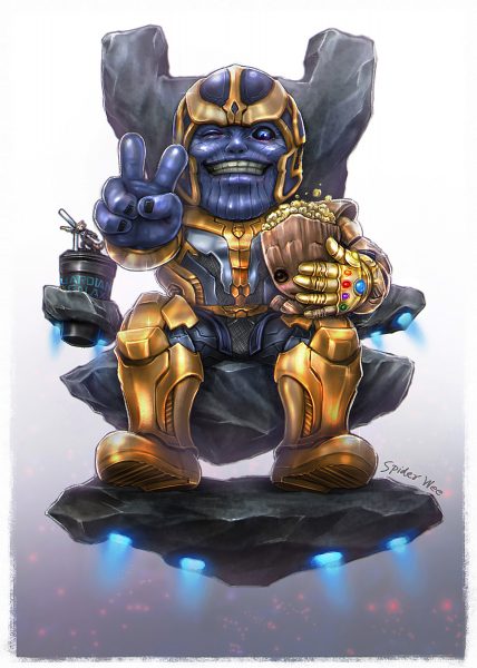 Hình ảnh Thanos siêu lầy