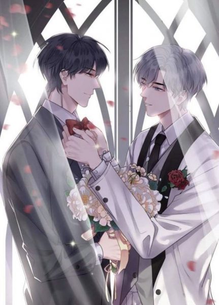 Hình ảnh anime đam mỹ cưới nhau