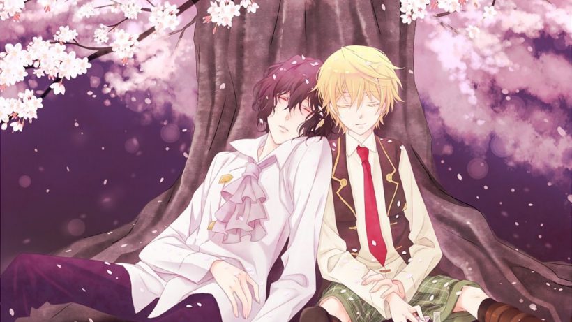 Hình ảnh anime đam mỹ đẹp nằm ngủ bên nhau