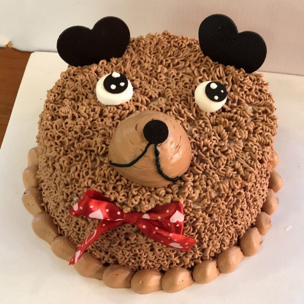 Hình ảnh bánh sinh nhật ngộ nghĩnh hình gấu