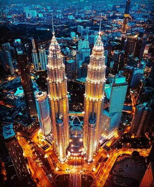 Hình ảnh tháp đôi Malaysia đẹp