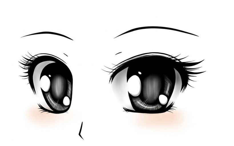 Hình vẽ mắt anime đẹp