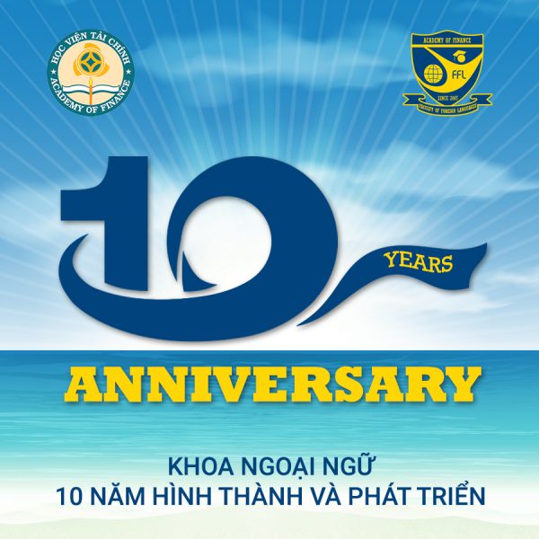 Mẫu logo kỉ niệm 10 năm đẹp