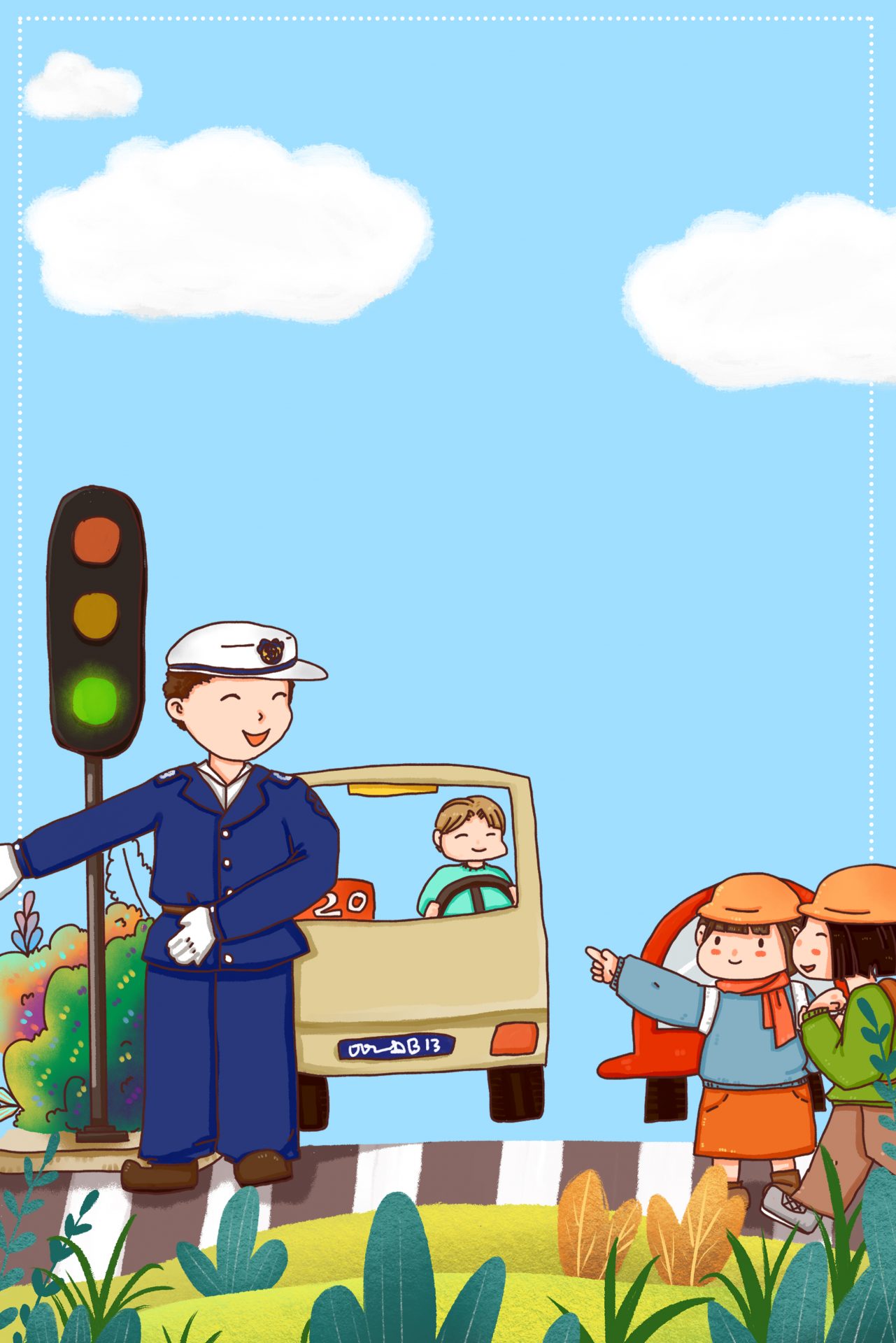 Slide PowerPoint giáo dục tiểu học An toàn giao thông  Tài liệu miễn phí  cho Giáo viên học sinh