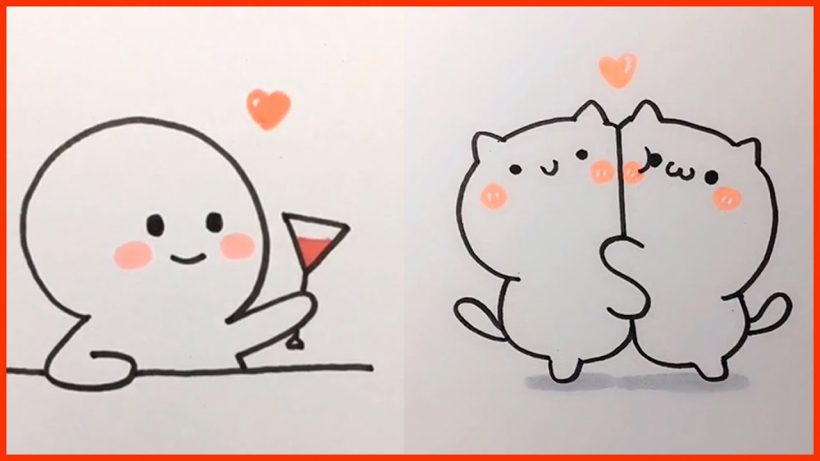 hình vẽ đơn giản đáng yêu