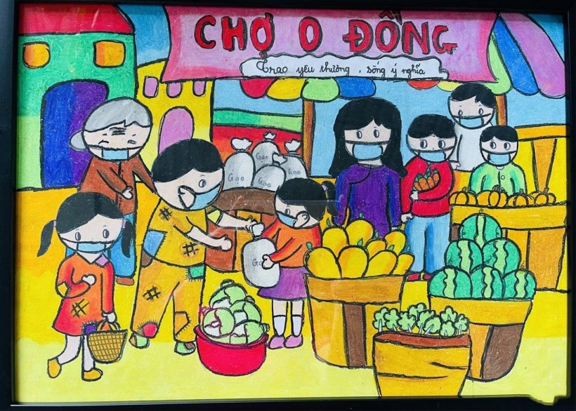 vẽ tranh về vững tin Việt Nam chợ 0 đồng