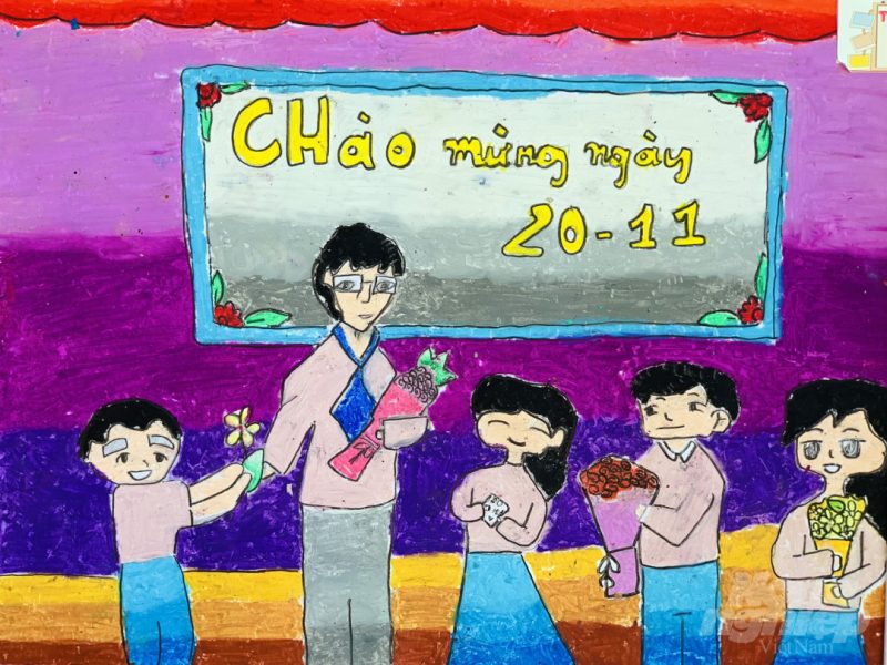 Về tranh về nhà giáo Việt Nam ý nghĩa