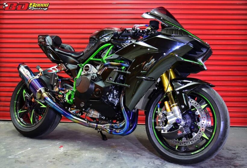 Hình ảnh Kawasaki ninja h2r độ đẹp