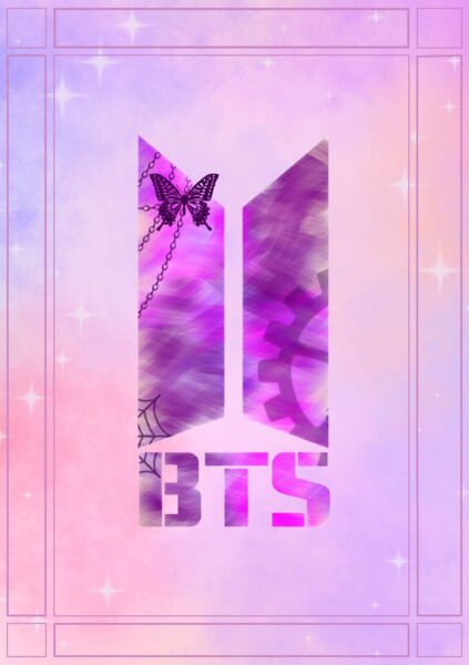 Hình ảnh logo BTS màu tím